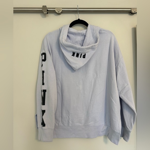 PINK BRAND Zip-up hoodie in lavender with details on sleeve and hood - Picture 2 of 2